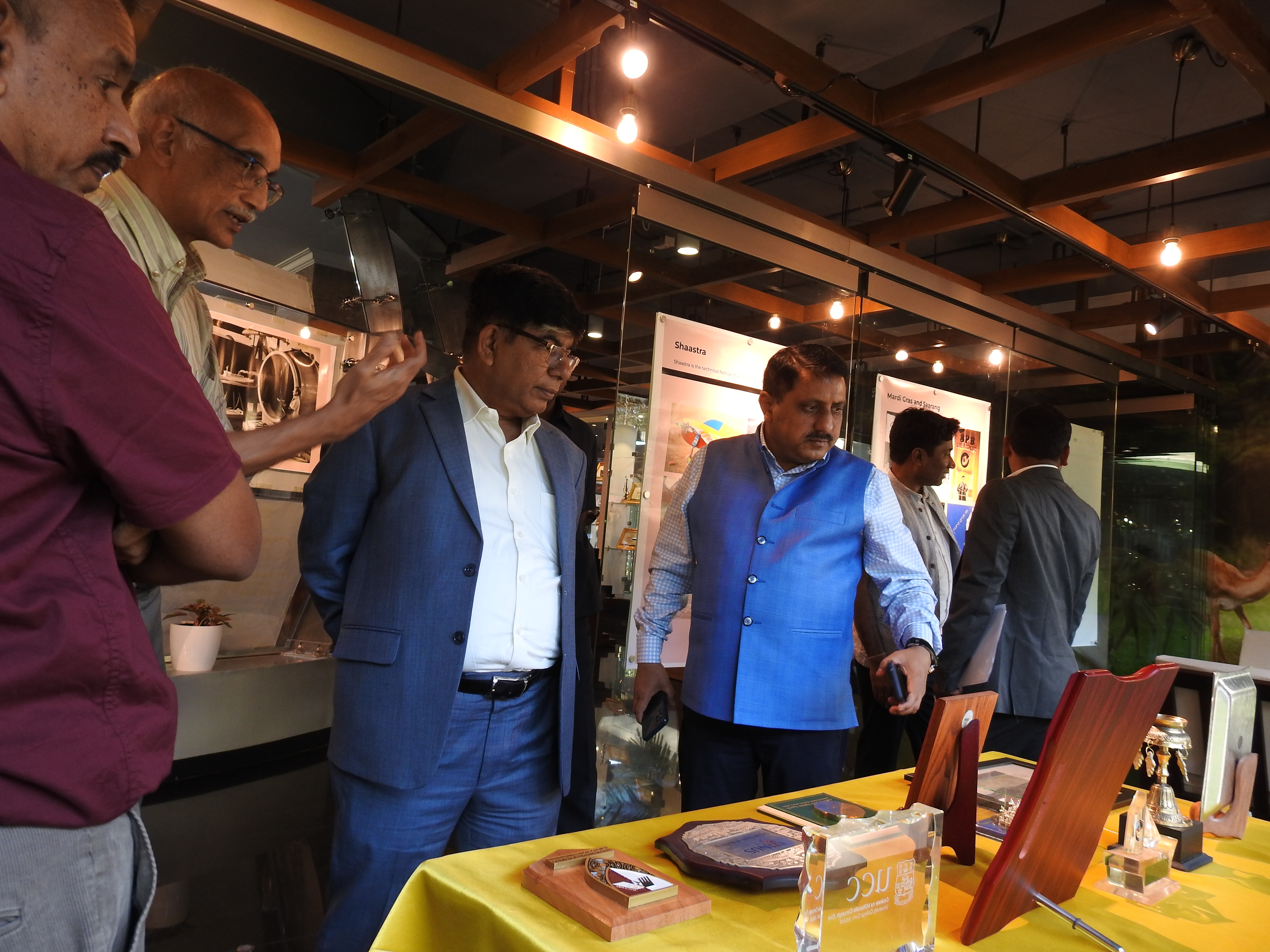 Dr. Subhas Sarkar (Union Minister of State for Education) at the Heritage Centre