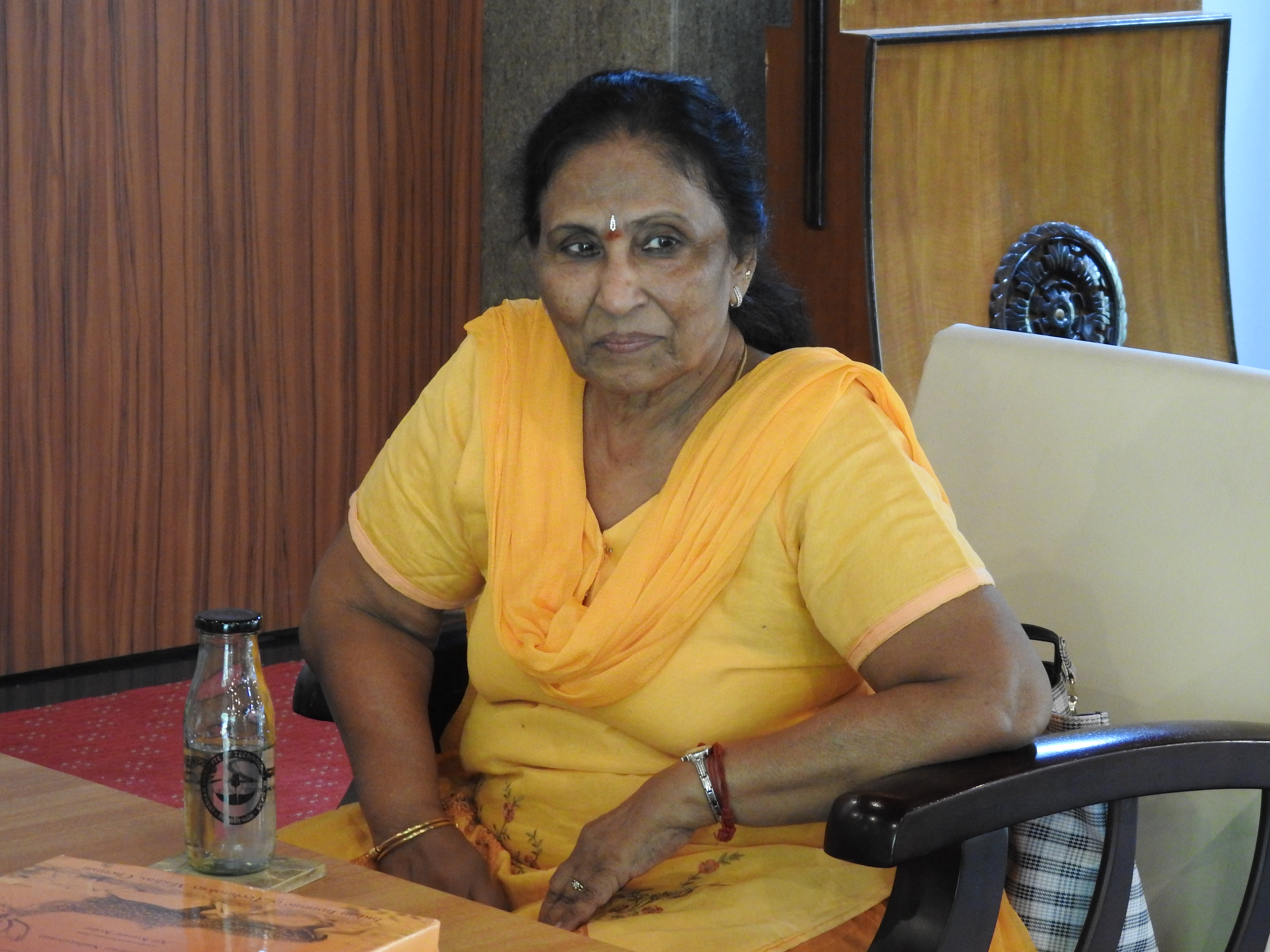 Mrs. P. T. Manoharan during her visit to the Heritage Centre