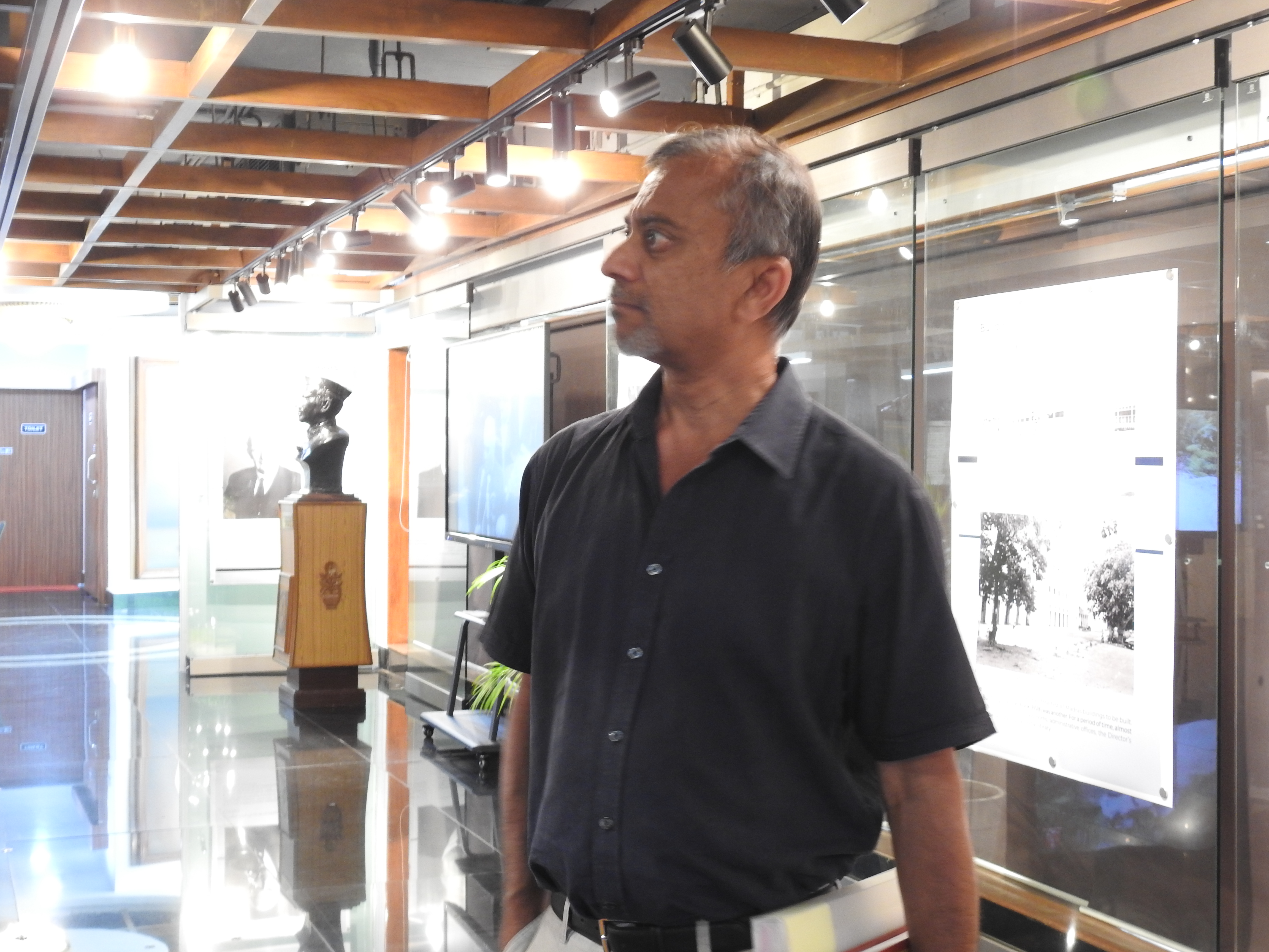 Mr. Pratap Subrahmanyam (1985 batch alumnus) at the Heritage Centre
