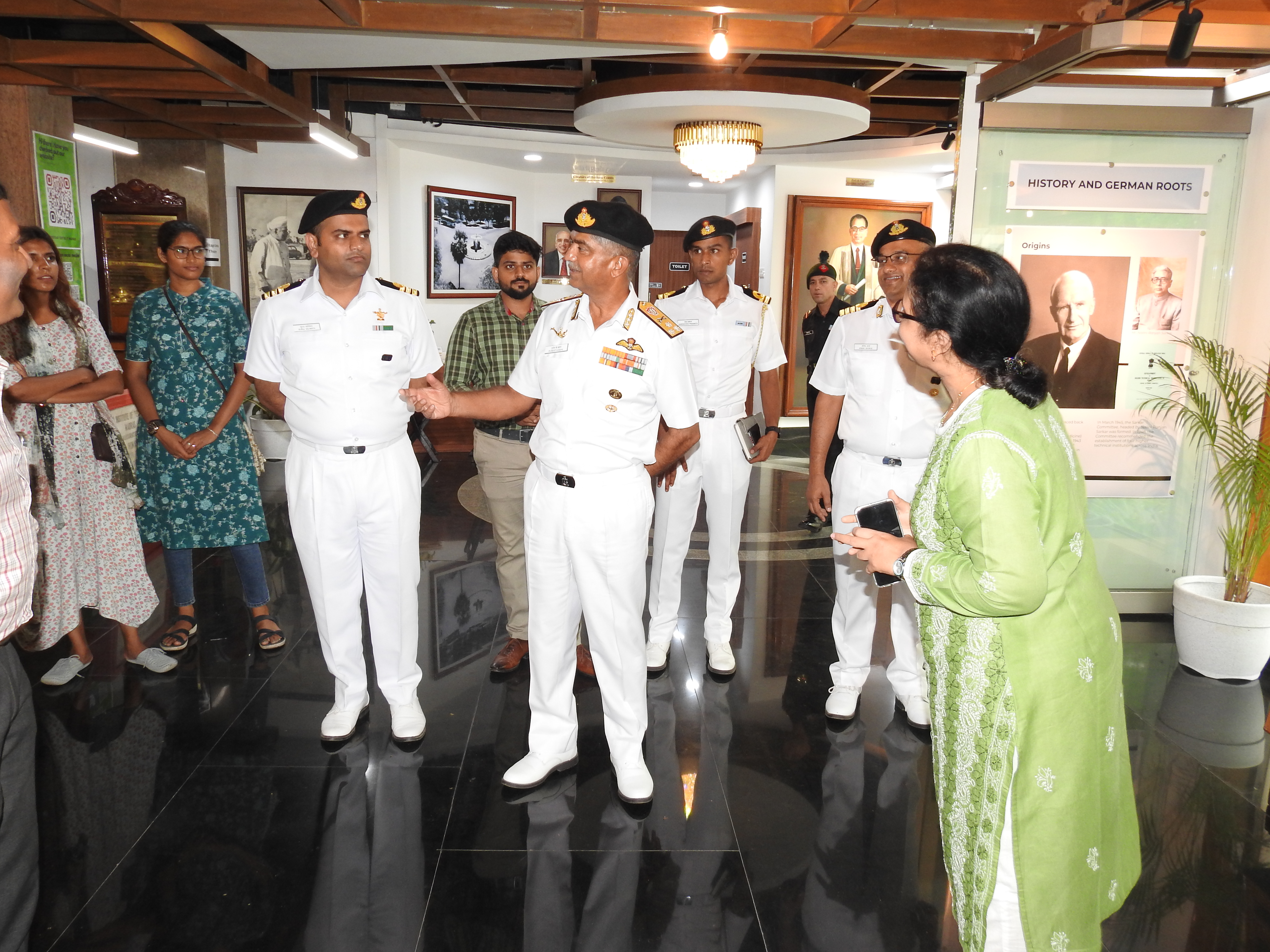 Visit of Vice Admiral Puneet K. Bahl (Comdt. Indian Naval Academy)
