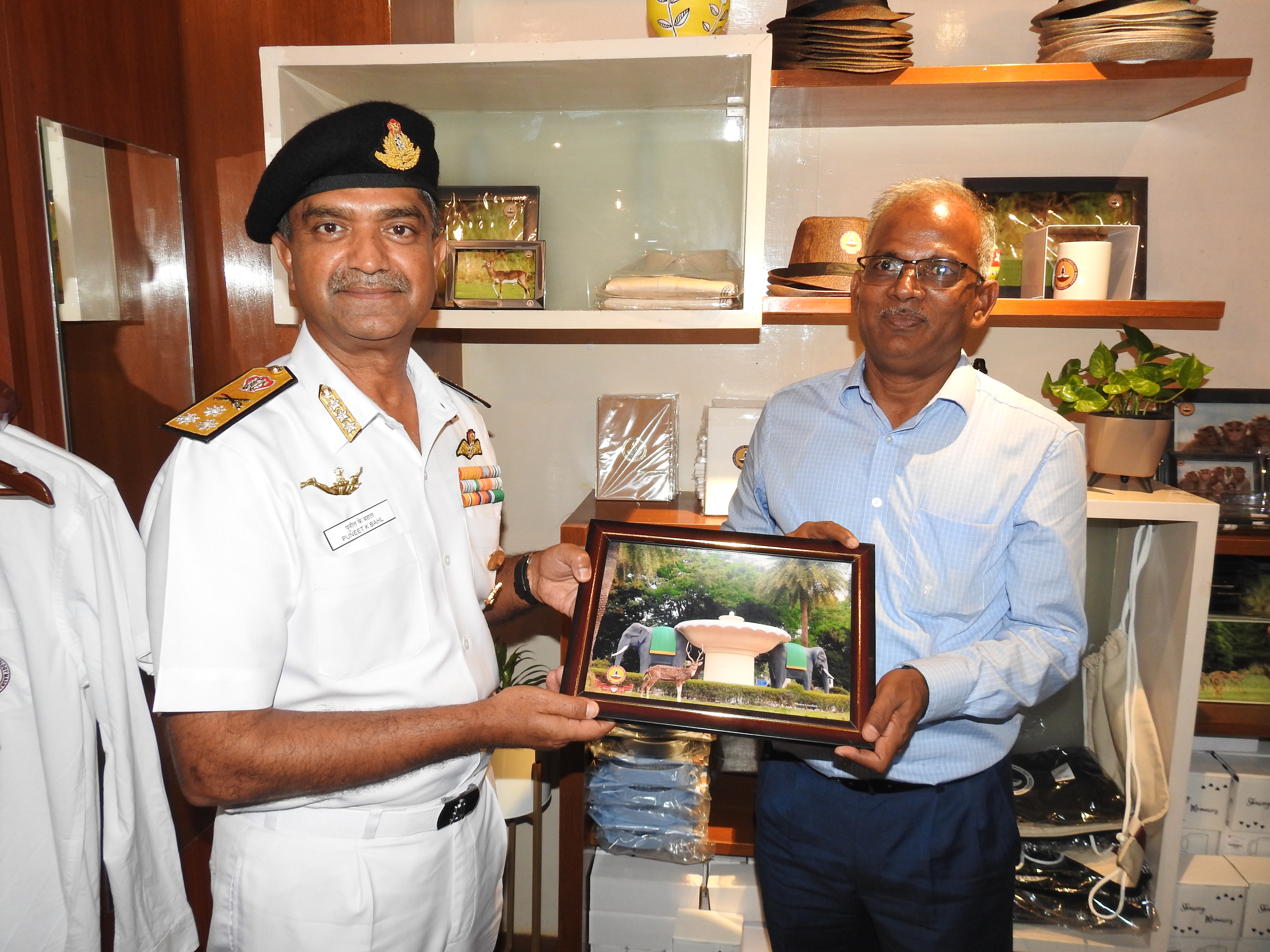 Visit of Vice Admiral Puneet K. Bahl (Comdt. Indian Naval Academy)