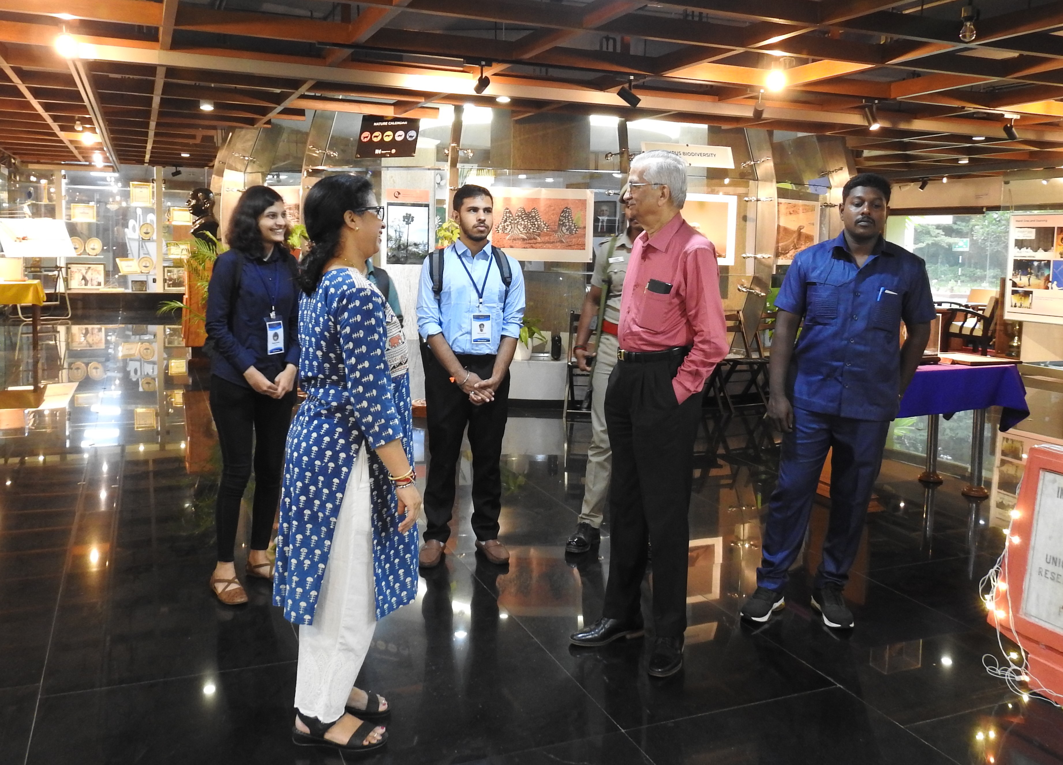 Dr. Anil Kakodkar engages in conversation at the Heritage Centre