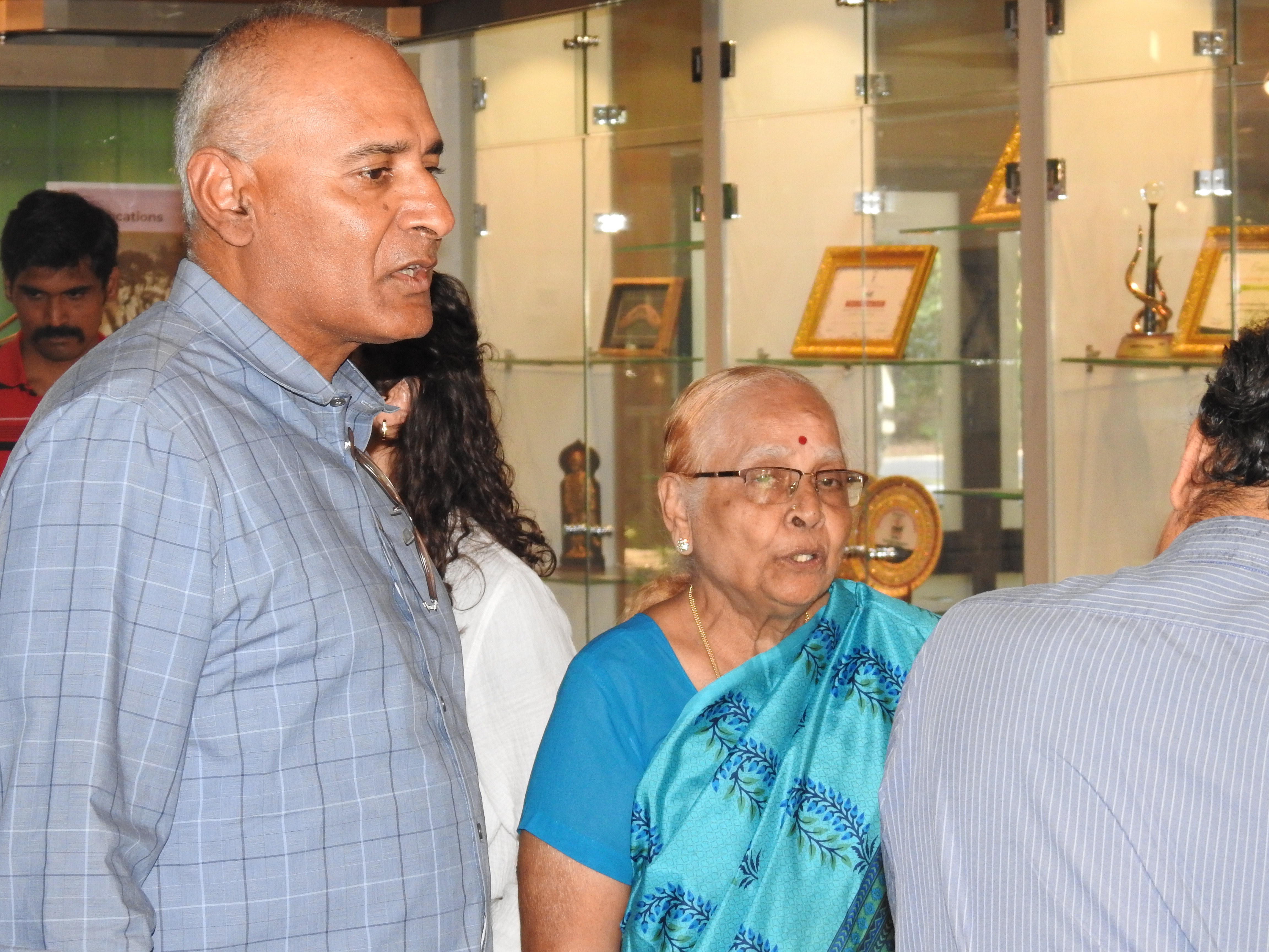 Mr. Venugopal Arumudavan and Mrs. Arumudavan at the Heritage Centre
