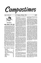 Campastimes - December 1, 1971