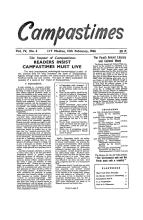 Campastimes - February 15, 1966