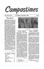 Campastimes - November 1, 1969