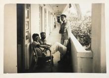 Students photographed at Jamuna Hostel