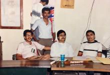 Members of the 1986 Mardi Gras photography team