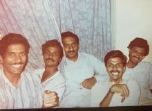 Civil Eng. Class of 1986from the left - Mr. Subramanian, Mr. Sadagopan, Mr. Murari, Mr. Jayshankar and Mr. Subramani.
