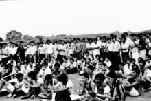 Inter-hostel races in 1982-83In the photo: Mr. Dipendra Nigam, Ms. Chitra Nayak, Mr. Guhan, Mr. Yatin Modi, Ms.  Preeti Thimmaiah, Mr. Deepak.