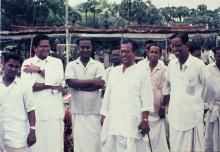 Administrators of IIT Madras at an Institute event