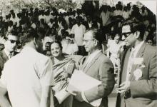 Administrators of IIT Madras and chief guest at the Third Inter-IIT Sports Meet, 1964