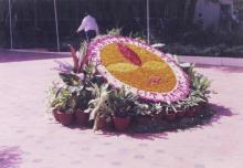 Flower arrangement at the 36th Convocation