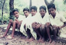 School students at the IIT Madras campus