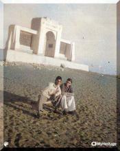 Mr. Lovv Kumar Sharma, Second batch, Chemical Engineering and Mr. Vijay Krishna Batra, First batch, Chemical Engineering at the Eliot beach in 1960