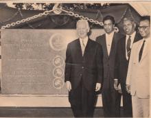 Dr. Heinrich Luebke and the foundation stone of IIT Madras