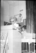 Prof. P. V. Indiresan addressing the audience during the valedictory function of Mardi Gras ’83