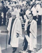 Dr. A. L. Mudaliar and Director Sengupto at the fourth convocation of IIT Madras