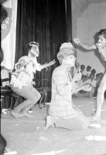 A skit in progress during Mardi Gras (1983)
