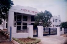 A view of the Central Library of IIT Madras