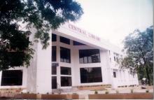 A view of the Central Library at IIT Madras