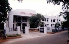 A view of the Central Library at IIT Madras
