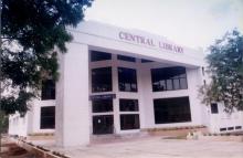 A photograph of the Central Library, IIT Madras