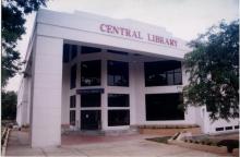 A view of the Central Library at IIT Madras