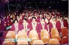 A view of the graduands at the 36th Convocation