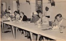 Mr. Walter Scheel with administrators and distinguished guests at IIT Madras, 1963