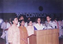 Invocation at the 36th Convocation ceremony