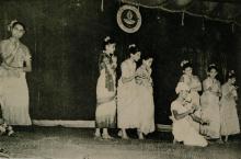 Children from the Central School stage ‘Chandalika’ on the occasion of the Eighth Institute Day in 1967