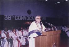 Mr. Jamshed J. Irani (Tata Steel) delivers the convocation address