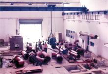 Turbomachines Lab Water Hall: Parts of the turbine testbed