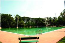 An image of the IIT Madras swimming pool