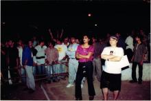 Audience at a Saarang live music show, 2001