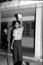 Rajesh Rao performing at Jamuna Hostel