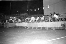  A view of the participants of the quiz competition at Mardi Gras, 1983