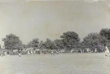 A hockey match in progress