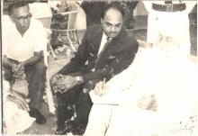 Sardar Ujjal Singh signing the visitors’ book, 1966