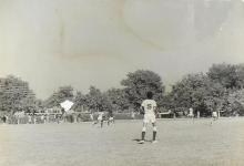 A hockey match in progress at the 13th Inter IIT Sports Meet