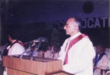 Prof. M.S. Ananth addresses the audience 
