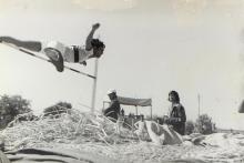 A high jump competition in progress
