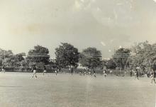 A hockey match in progress at the 13th Inter IIT Sports Meet