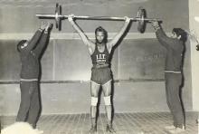 Weight lifting at the 13th Inter IIT Sports Meet