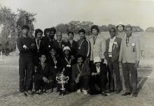 Prize winners of the 13th Inter IIT Sports Meet