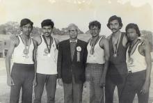 Prize winners of the 13th Inter IIT Sports Meet