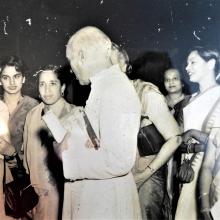 Jawahar Lal Nehru and Mrs. Shanti Sengupto