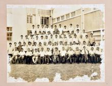 Group photograph of the Department of Applied Mechanics, IIT Madras (circa 1970–74)
