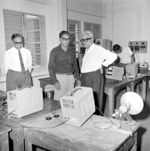 Dr. S. Bhagavantam at the Electrical Engineering Laboratory in IIT Madras, 1969